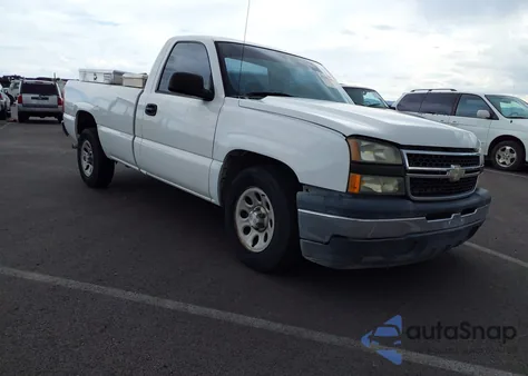 2006 Chevrolet Silverado 1500 Work Truck из США, поврежденный, VIN 3GCEC14X76G231959